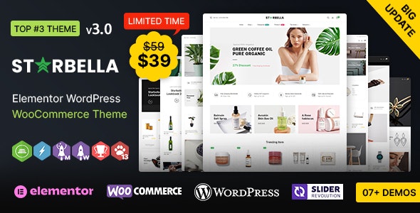 StarBella WP - Multi-purpose Elementor WooCommerce Theme