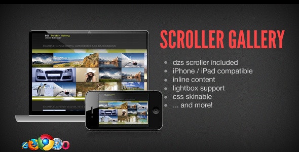 DZS Scroller Gallery - Cool jQuery Media Gallery