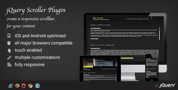 DZS Scroller - jQuery Scrollbar Done Right