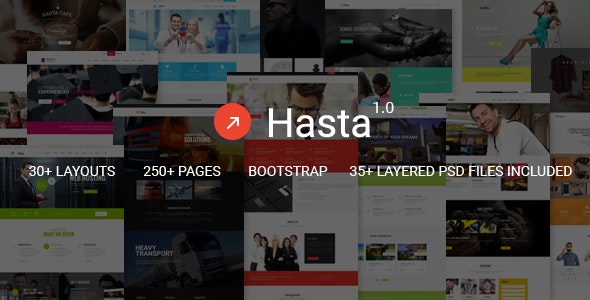 Hasta - Responsive Multipurpose HTML5 Template