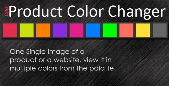 CSS3 Product Color Changer