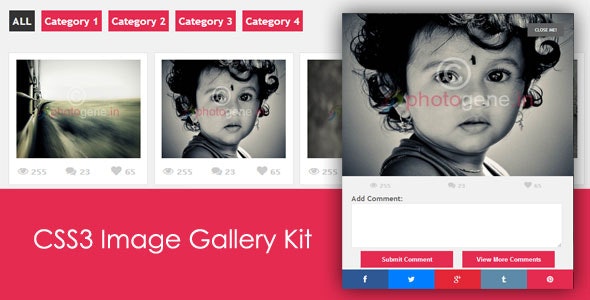 CSS3 Image Gallery Kit