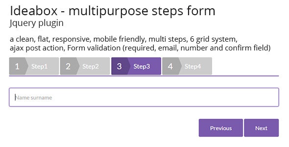 Ideabox - Multipurpose Step Form