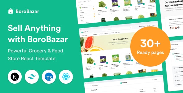 BoroBazar - React Ecommerce Template with Grocery & Food Store