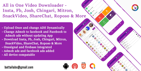 All video downloader - without watermark| FAN | ADMOB | DYNAMIC ADS UPDATE