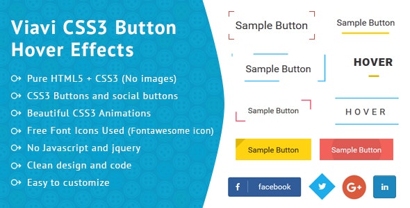 Viavi CSS3 Button Hover Effect