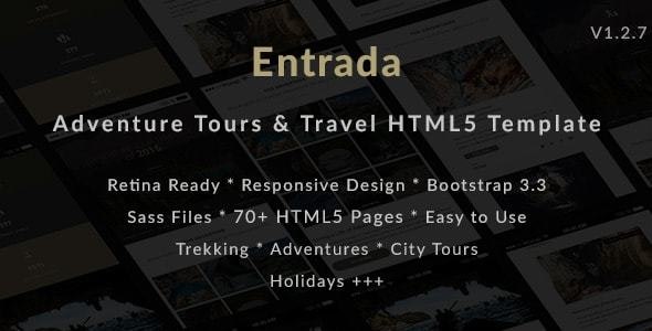 Entrada | Tour Travel Booking HTML Template