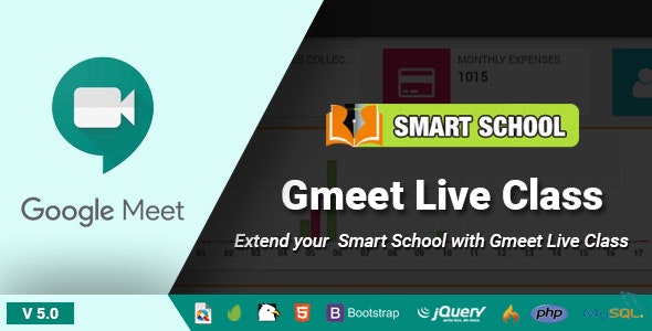 Smart School Gmeet Live Class