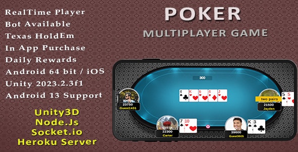 Texas Holdem Poker Multiplayer Game