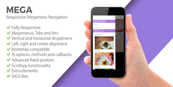 MEGA | Responsive Megamenu Navigation