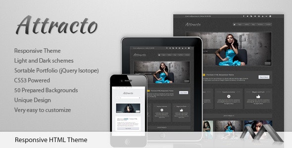 Attracto - HTML Responsive Template