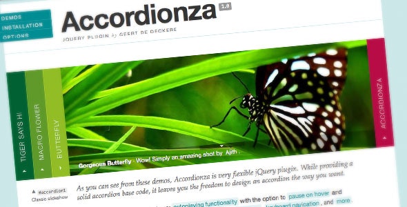 Accordionza - jQuery Plugin