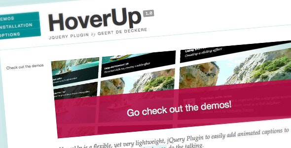 HoverUp - jQuery Plugin