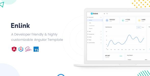 Enlink - Angular 14 Admin Template