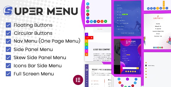 Super Floating and Fly Menu - Sticky, side, one page navigator, off-canvas menu plugin for WordPress