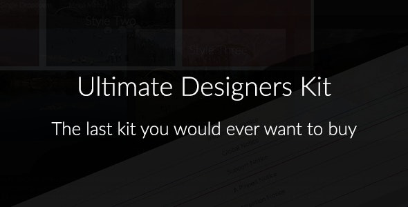 Ultimate Designers CSS Kit