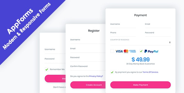 AppForms - Modern & Responsive Forms