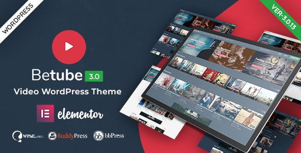 BeTube - Video WordPress Theme