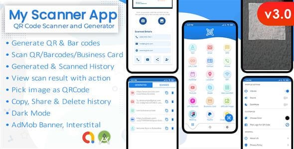 My QR Code Generate & Scanning App (Android 13 Supported)