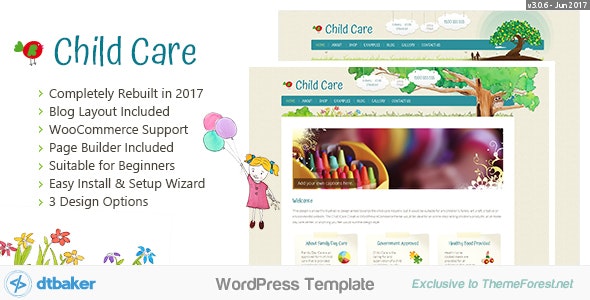 Child Care Creative - WordPress Shop Theme