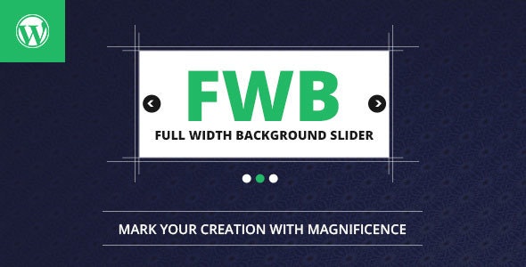 Full Width Background Image Slider