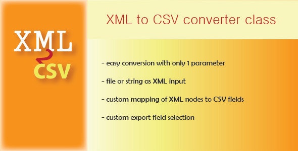 XML to CSV Converter