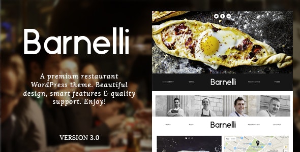 Barnelli - Restaurant Responsive WordPress Theme