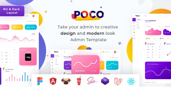 Poco - Bootstrap 5 HTML, React, Angular 17  Figma & Laravel 10 Admin Dashboard Template