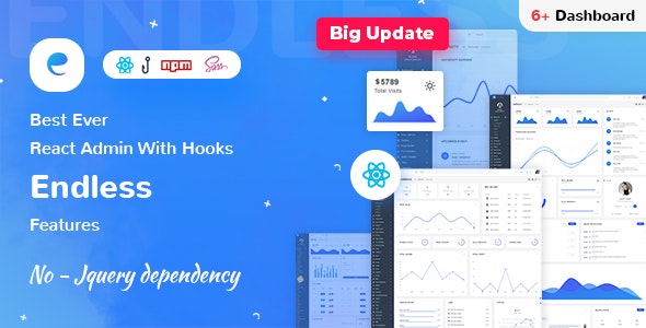 Endless - React Admin Template