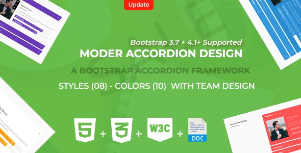 Bootstrap  Responsive Accordion Framework