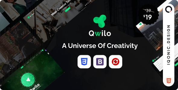 Qwilo - Multi-purpose Responsive HTML5 Template