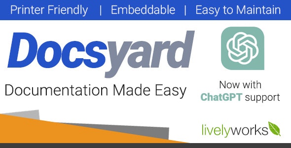 Docsyard - Easy Documentation Tool - ChatGPT AI Support