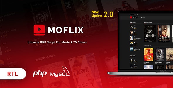 MoFlix - Ultimate PHP Script For Movie & TV Shows