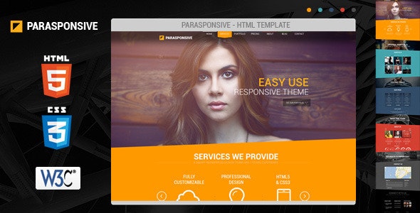 Parasponsive HTML5 / CSS3