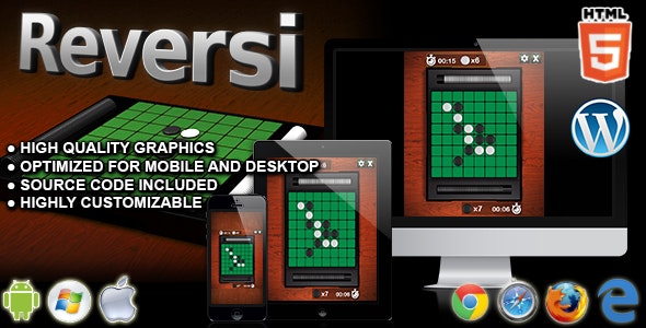 HTML5 Reversi - HTML5 Game