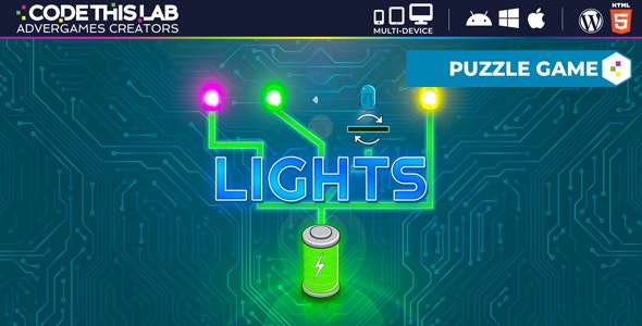 Lights - HTML5 Skill Game