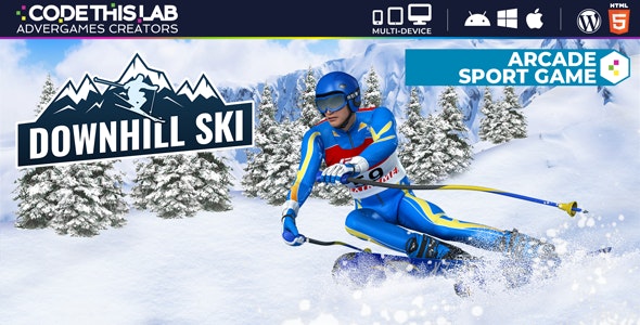 Downhill Ski - HTML5 Sport Game