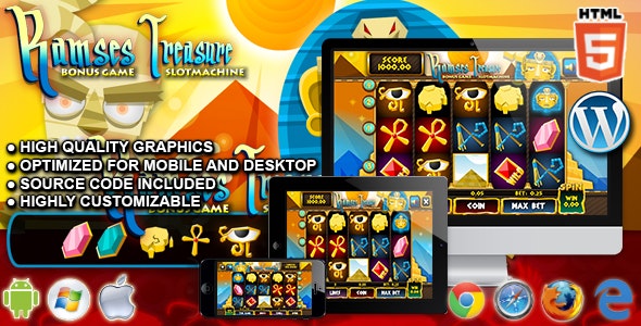 Slot Ramses - HTML5 Casino Game