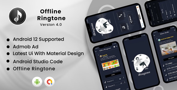 Offline Ringtone for Android 2023 | Ringtone App | All in one Ringtone |Android App|Admob Ads| V13.0