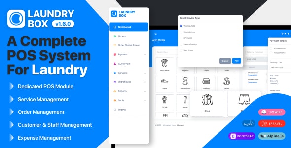 Laundry Box POS and Order Management System