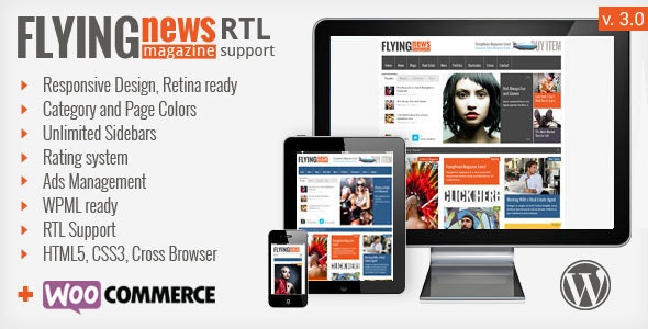 FlyingNews - Responsive Magazine Theme