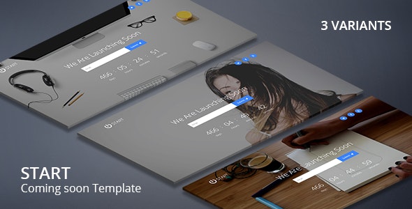 Start - Coming Soon Responsive Template