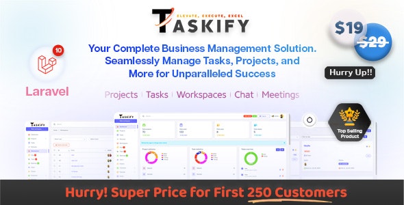 Taskify - Project Management - Task Management & Productivity Tool