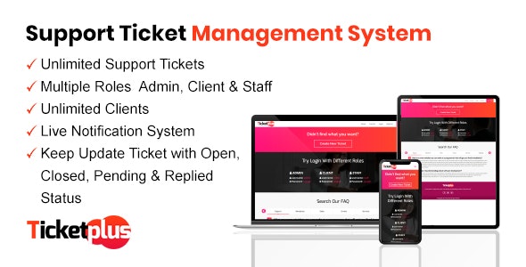 TicketPlus - Support Ticket Management System