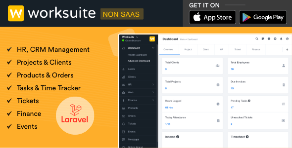 WORKSUITE - HR, CRM and Project Management