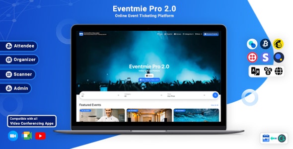 Eventmie Pro 2.0 - Event Ticket Selling & Management Multi-vendor Platform