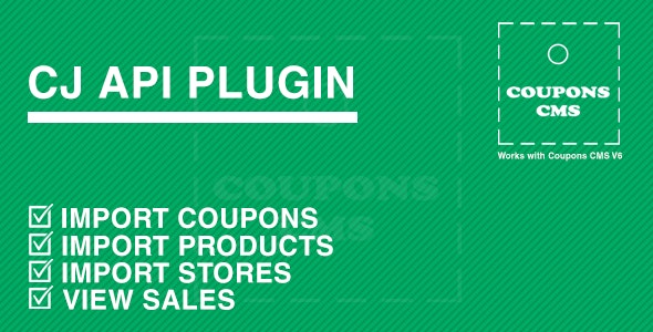 CJ Plugin for Coupons CMS