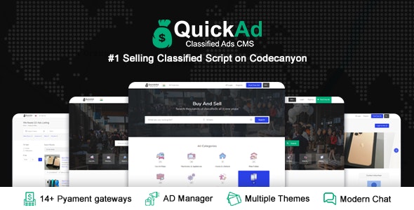 Quickad Classified Ads CMS PHP Script