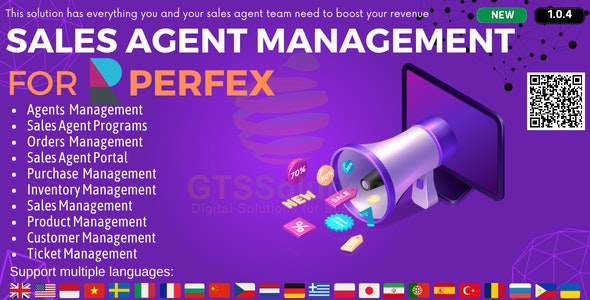 Sales Agent Management module for Perfex CRM