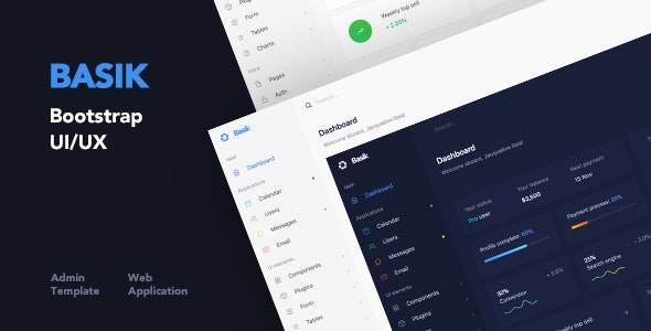 Basik - Web Application and Admin Template